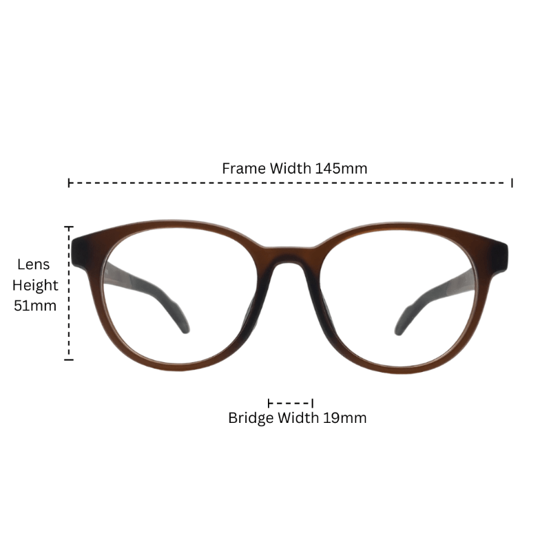 AVENN OCULO affordable spectacles-size chart