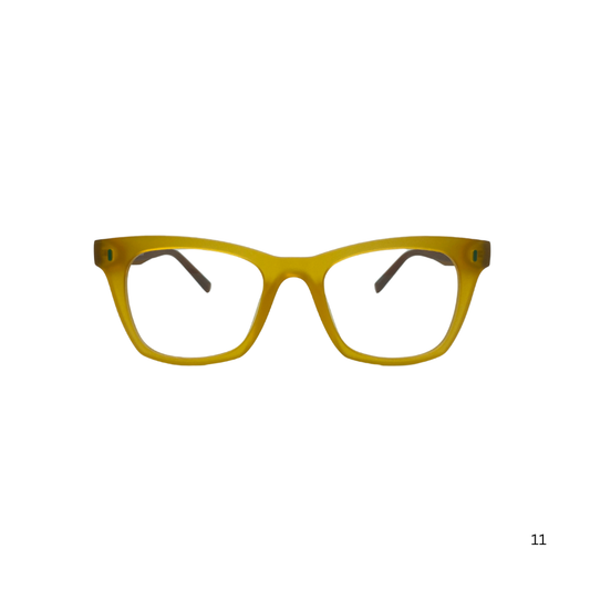 Sophisticated ALUREX frame, punk rock attitude in shape and colour - Yellow Grey matte