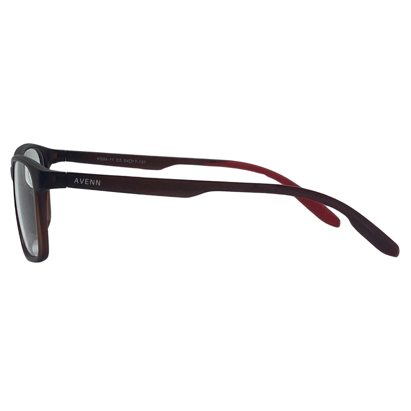 ELVORY CHOC FROST Matte eyeglasses with measurements