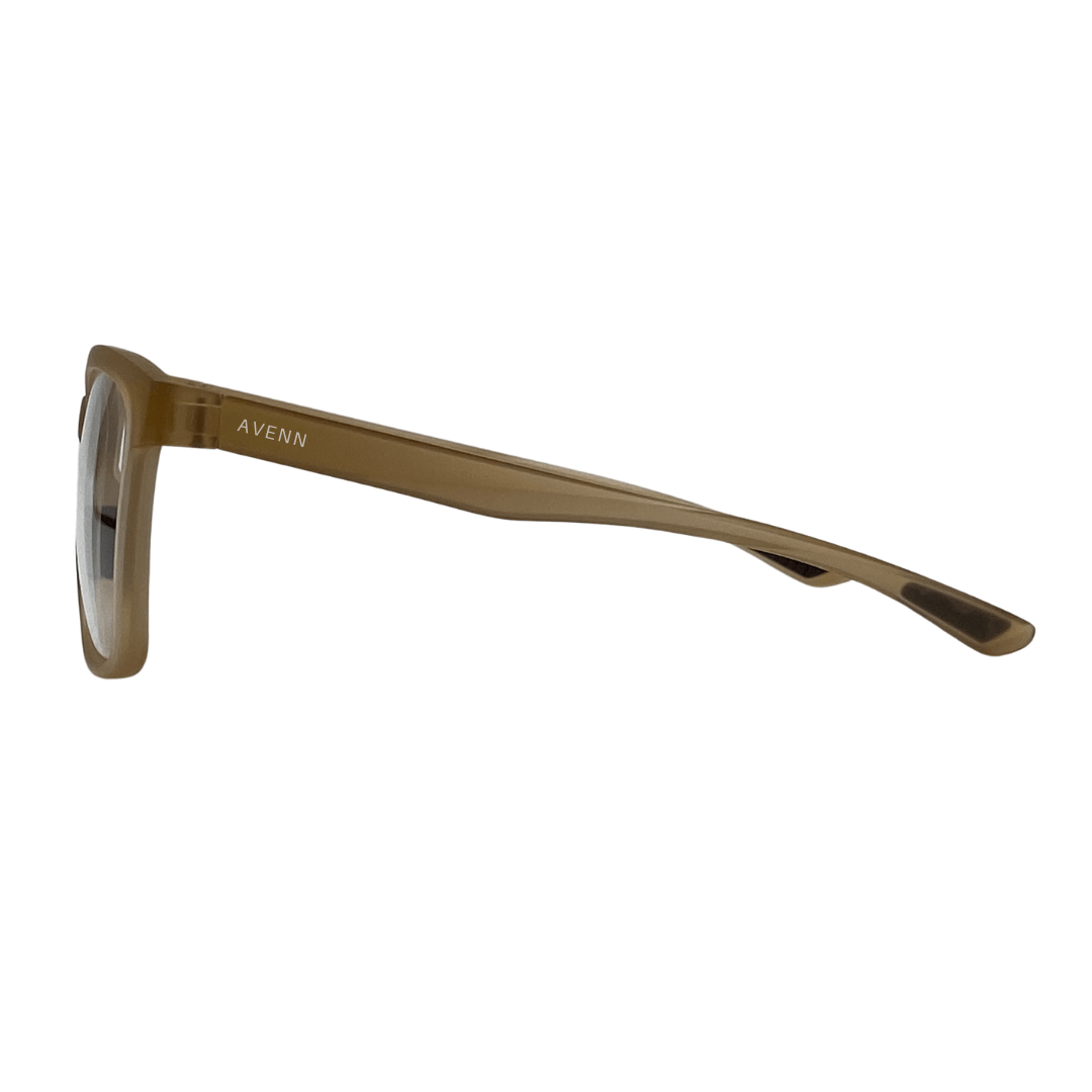 Elvyn Tan Frost Reading Glasses - Modern, Classic Design Side view